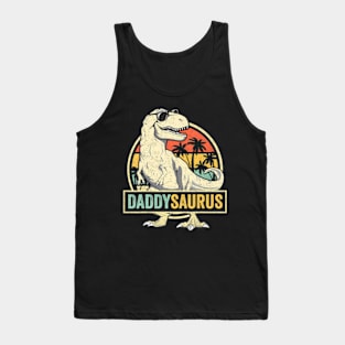 saurus T Rex Dinosaur Men Saurus Family Tank Top